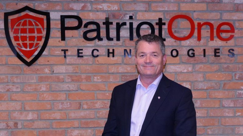 Patriot One Technologies Inc., - CEO, Martin Cronin