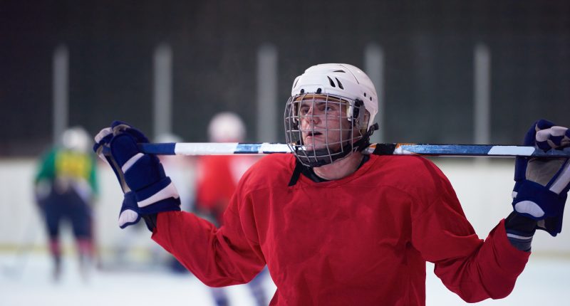 junior hockey player