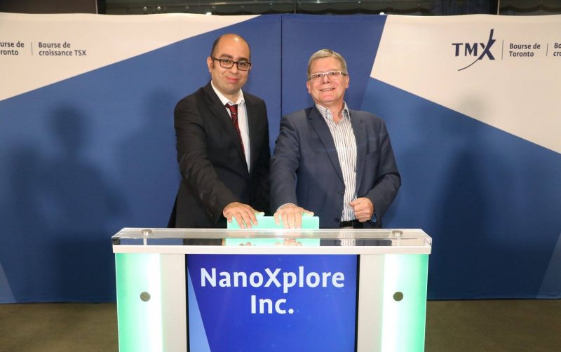 NanoXplore - President and CEO, Soroush Nazarpour (left)
