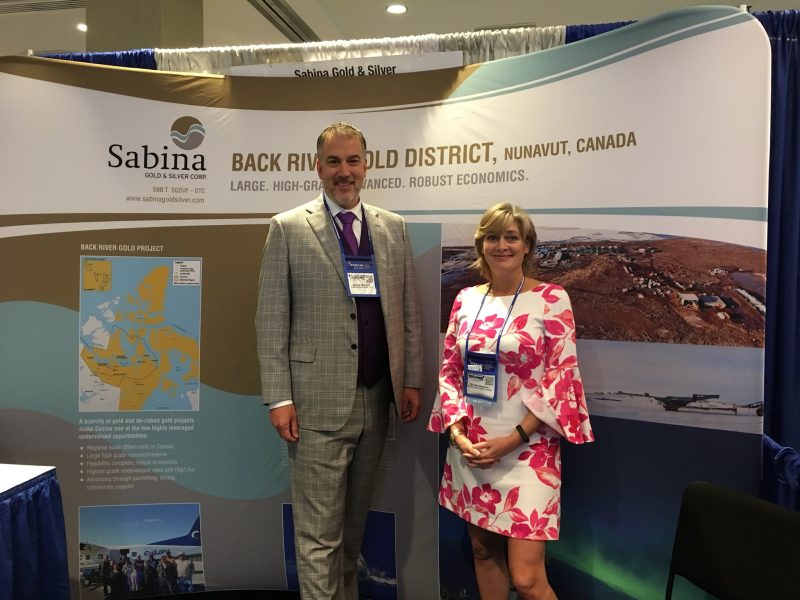 Sabina Gold & Silver - President and CEO, Bruce McLeod (left).