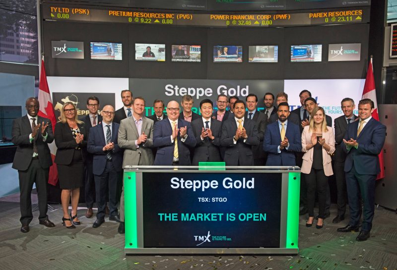 Steppe Gold - CEO, Bataa Tumur Ochir (front row, centre).
