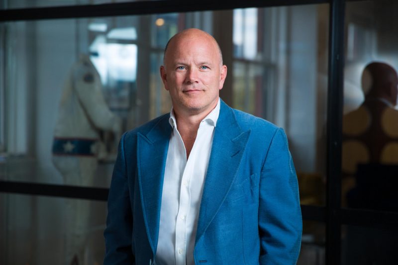 Galaxy Digital Holdings - Founder and CEO, Mike Novogratz.
