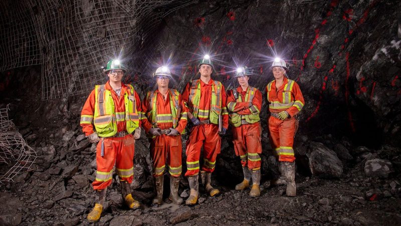 PureGold Mining - The PureGold underground geological team.