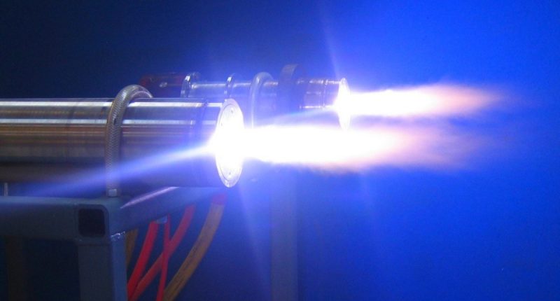 PyroGenesis - PyroGenesis' plasma torches in action.
