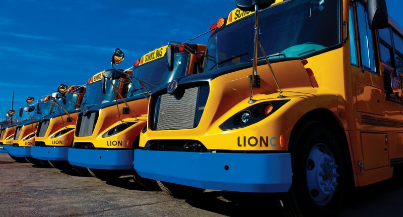 The Lion Electric Company - The Lion Electric LionC school bus.