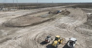 Hut 8 - Grading is underway at Hut 8’s 63 MW site in Culberson County, Texas.