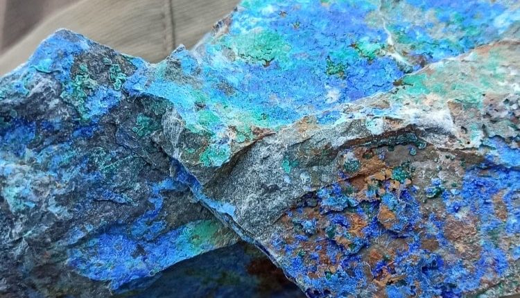 Max Resource - Copper and silver mineralization at the URU district in 2022.