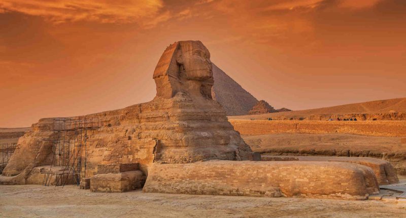 Egypt's famous The Sphinx monument