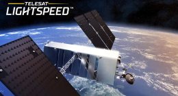 Telesat saltellite in orbit