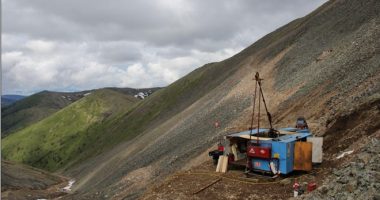 Diamond drilling currently underway south of the Blackjack gold deposit at the district-scale, road accessible RC Gold Project