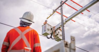 FortisBC electrical line workers.