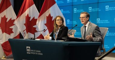 Bank of Canada Governor Tiff Macklem and Senior Deputy Governor Carolyn Rogers