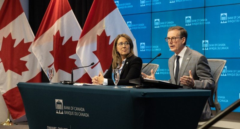 Bank of Canada Governor Tiff Macklem and Senior Deputy Governor Carolyn Rogers