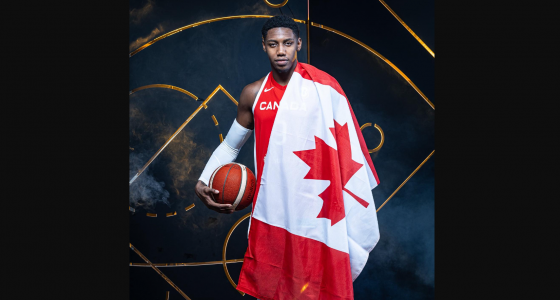 Canadian basketball star RJ Barrett.