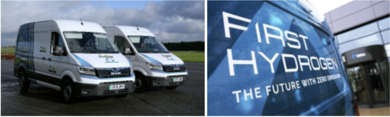 Hydrogen powered fuel cell light commercial vehicle