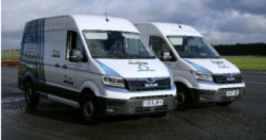 Hydrogen powered fuel cell light commercial vehicle