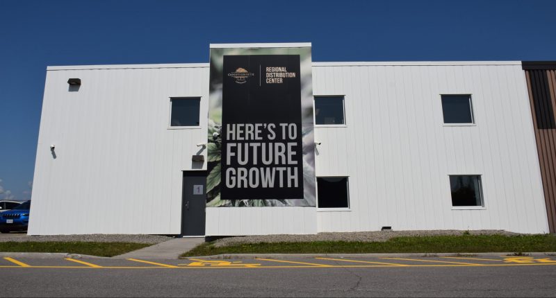 A Canopy Growth distribution centre in Ontario.