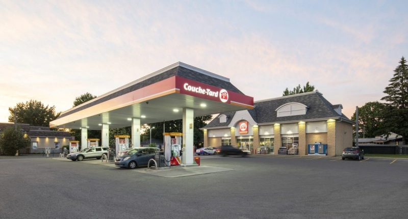 Couche-Tard convenience store and gas station.