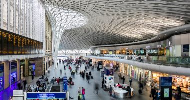 King's Cross station in London