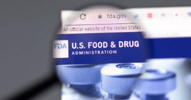 U.S. Food and Drug website in browser with logo