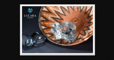 Lucara's newly discovered 1,094 carat diamond from its Karowe mine in Botswana