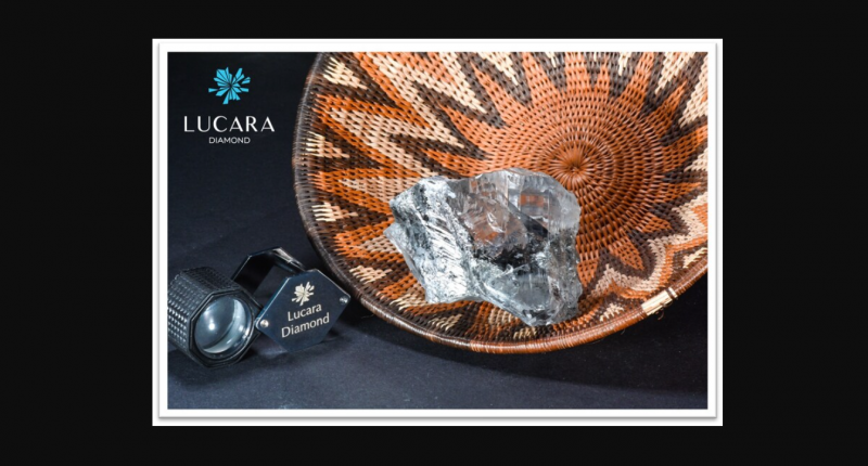 Lucara's newly discovered 1,094 carat diamond from its Karowe mine in Botswana