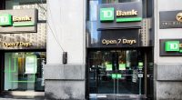 A TD Bank branch on Wall Street in New York