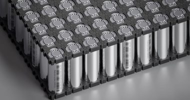 Lithium-ion batteries form a battery pack utilized in electric vehicles.