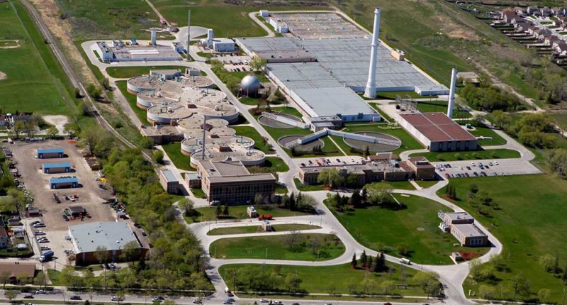 The Winnipeg North End Sewage Treatment Plant