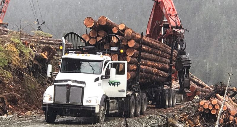 Western Forest Products Inc. logging truck.