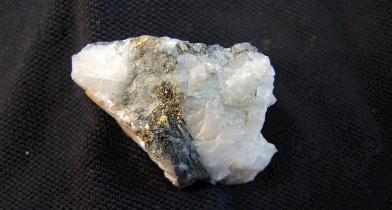 Visible gold from Northstar Gold's Miller gold property in Ontario