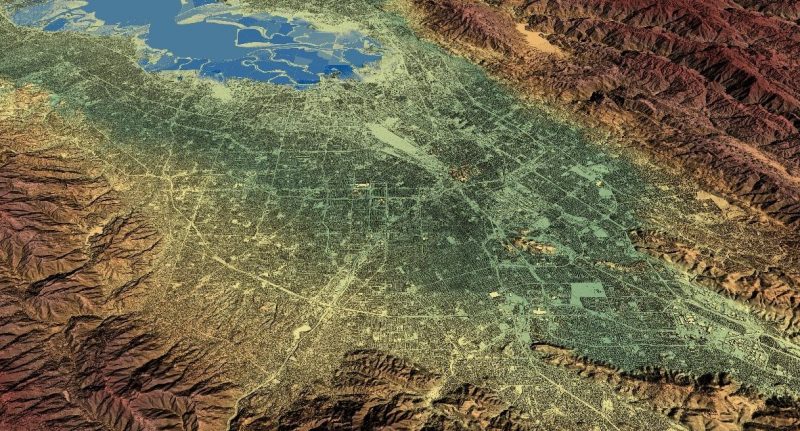 Intermap geospatial mapping technology at work