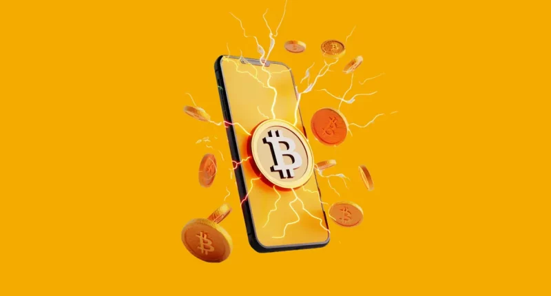 Bitcoins and a mobile phone