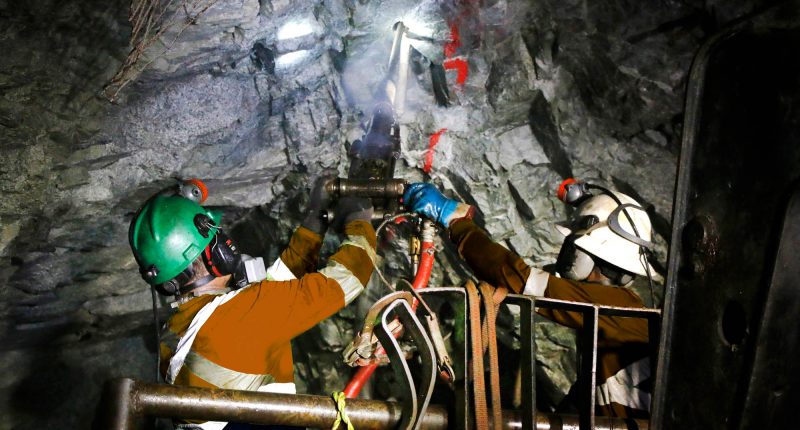 Mining at Soma Gold's Cordero mine in Colombia