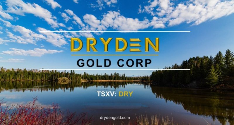 Dryden Gold logo against a natural background