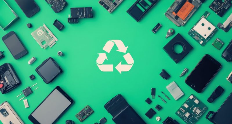 Electronic waste recycling