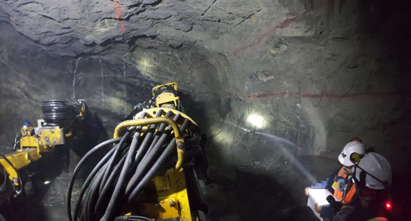 Drilling at Sierra Metals' Bolivar mine in Mexico