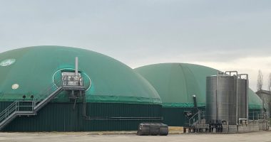 Agricultural plant in Malpaga, Italy, that converts biogas into electricity using Anaergia technology