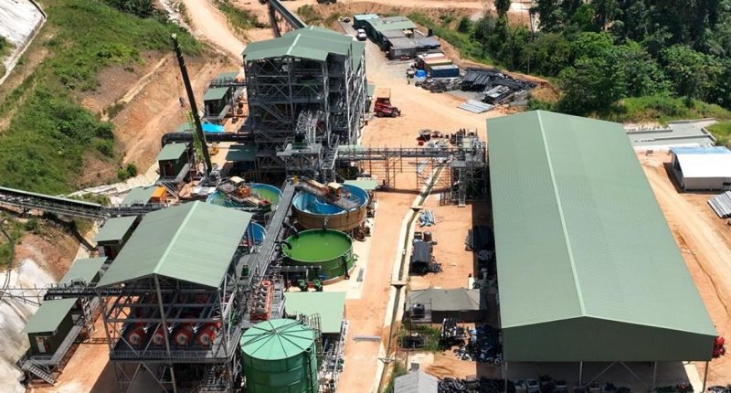 Mpama South gravity plant, thickener area, fine tin plant and final product house. Source: Alphamin Resources Corp.