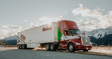 Mullen Trucking CNG truck