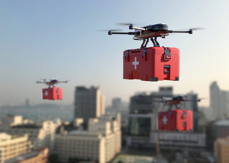 Medical drone delivery