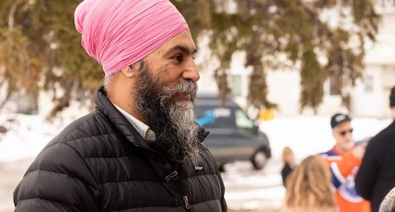Jagmet Singh image via via the New Democratic Party of Canada.